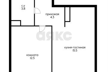 Фото №1: 1-комнатная квартира 37 м² - Краснодар, мкр. Догма Парк, 