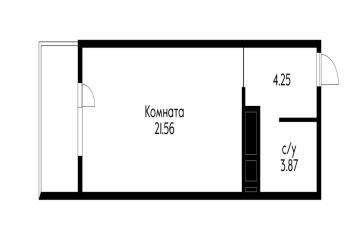 Фото №2: Студия 33 м² - Краснодар, мкр. жилой комплекс Парусная Регата, ул. Автолюбителей, 1Д