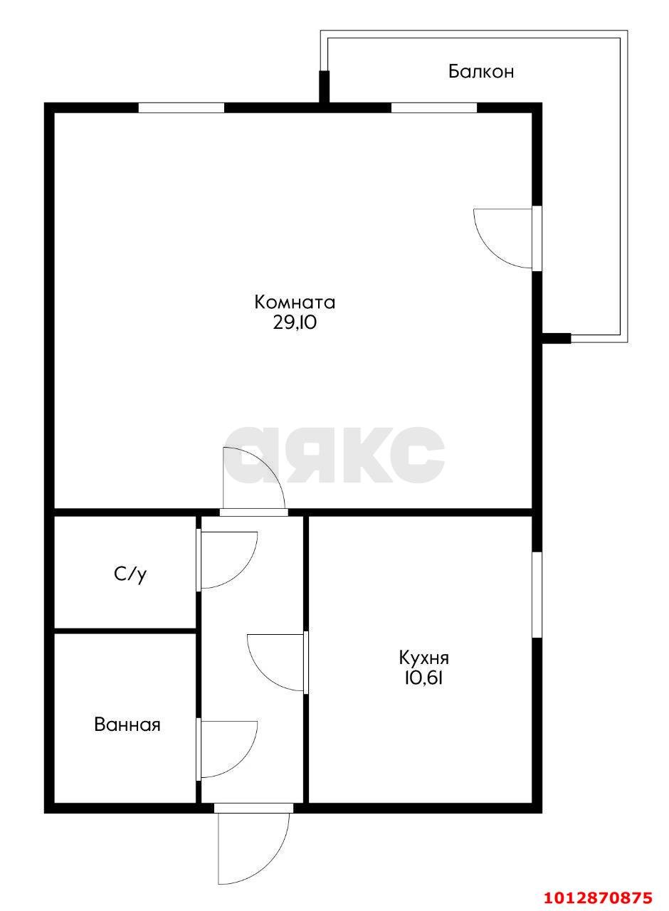 Фото №40: 1-комнатная квартира 56 м² - Краснодар, Комсомольский, ул. Уральская, 154