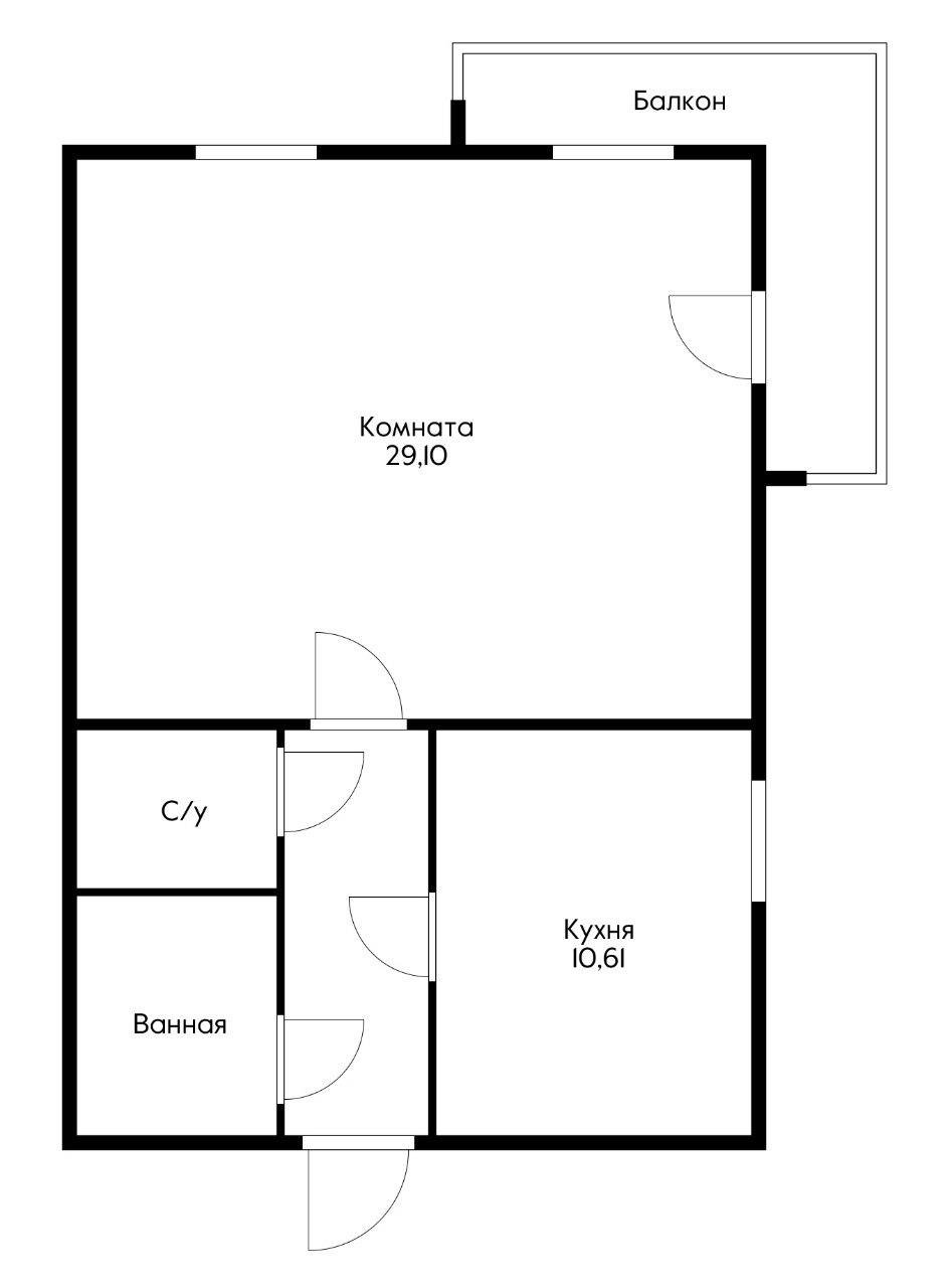 Фото №20: 1-комнатная квартира 56 м² - Краснодар, Карасунский внутригородской округ, мкр. Комсомольский, ул. Уральская, 154/1