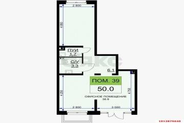 Фото №2: Коммерция 50 м² - Краснодар, мкр. жилой комплекс Ракурс, ул. имени Героя Ростовского, 8
