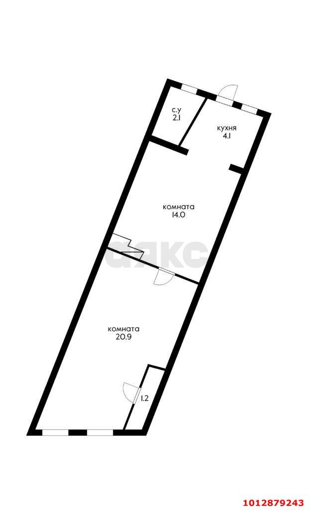 Фото №11: 2-комнатная квартира 41 м² - Краснодар, Дубинка, ул. КИМ, 64
