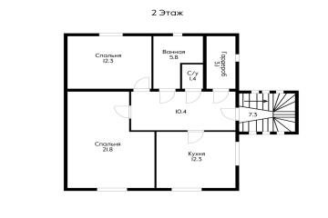 Фото №3: Дом 207 м² - Краснодар, мкр. Северный, ул. Академика Губкина, 121