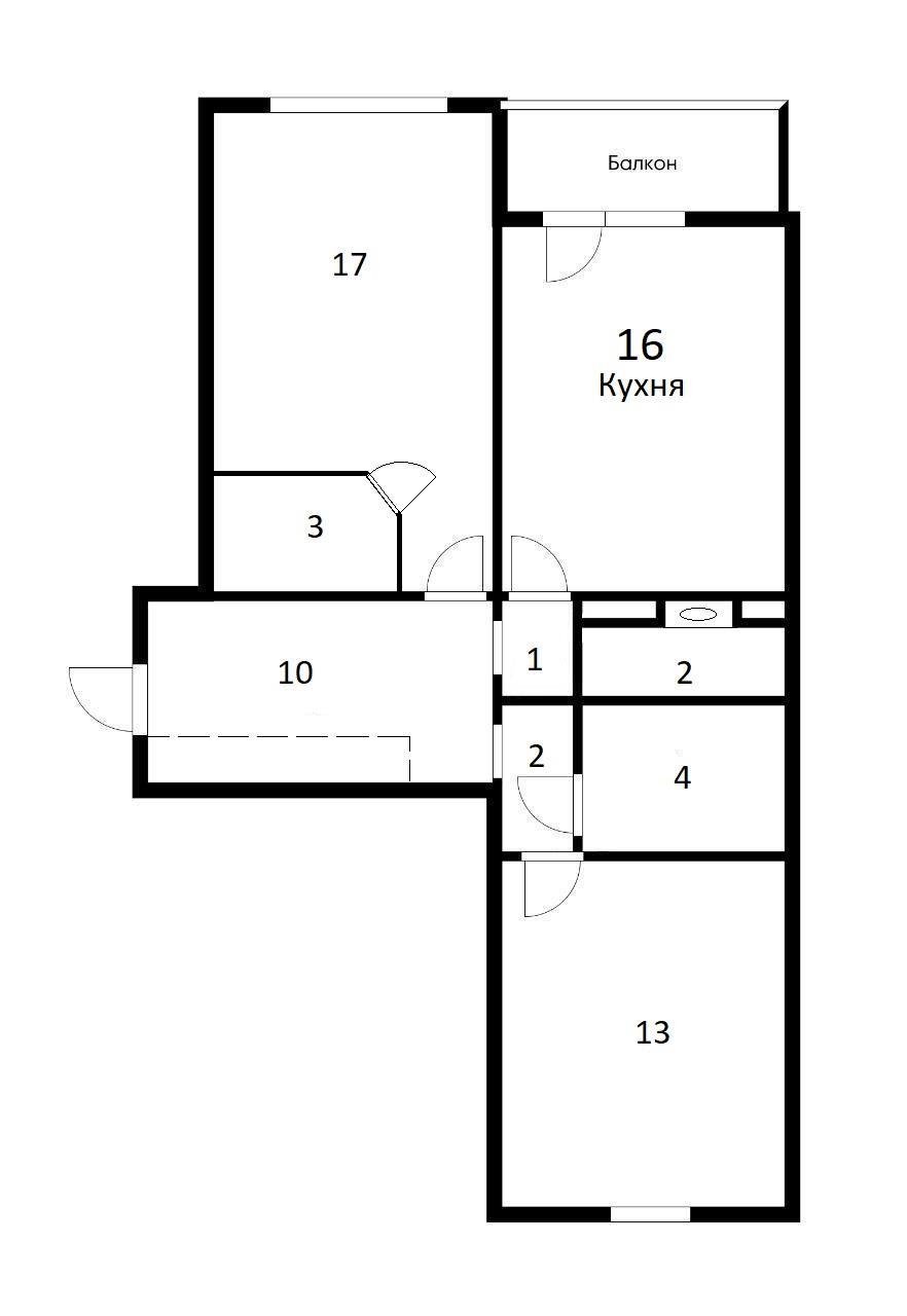 Фото №8: 2-комнатная квартира 72 м² - Краснодар, Отделение № 1 совхоза Солнечный, Фестивальный, мкр. Прикубанский внутригородской округ, ул. Атарбекова, 5/1
