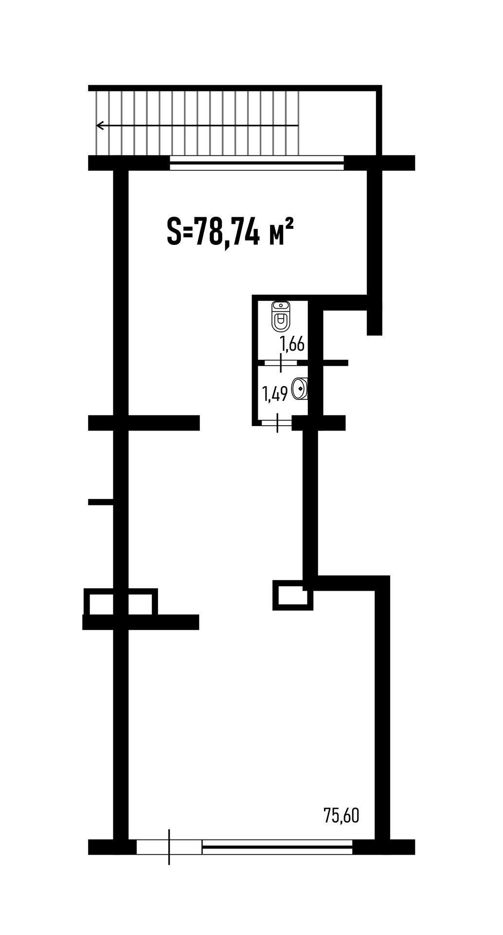 Фото №6: Коммерция 78 м² - Краснодар, ЖК Светлый, Прикубанский внутригородской округ, Завод Радиоизмерительных Приборов, Музыкальный, мкр. жилой комплекс Светлый, ул. Московская, 144к2
