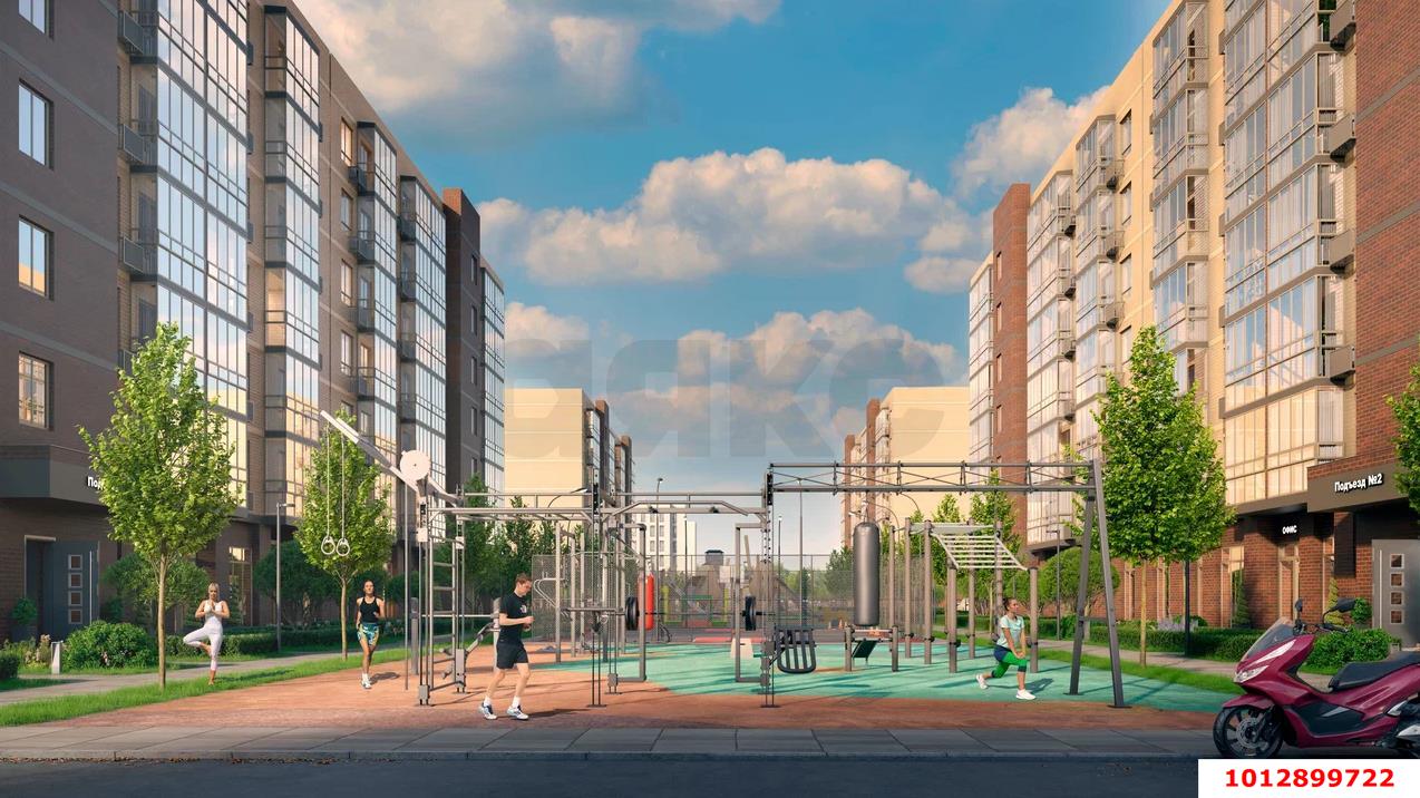 Фото №6: 1-комнатная квартира 39 м² - Южный, жилой комплекс История-2, ул. Казачья, 4к2