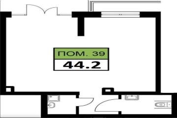Фото №2: Коммерция 44 м² - Краснодар, мкр. жилой комплекс Ракурс, ул. имени Героя Ростовского, 8к4