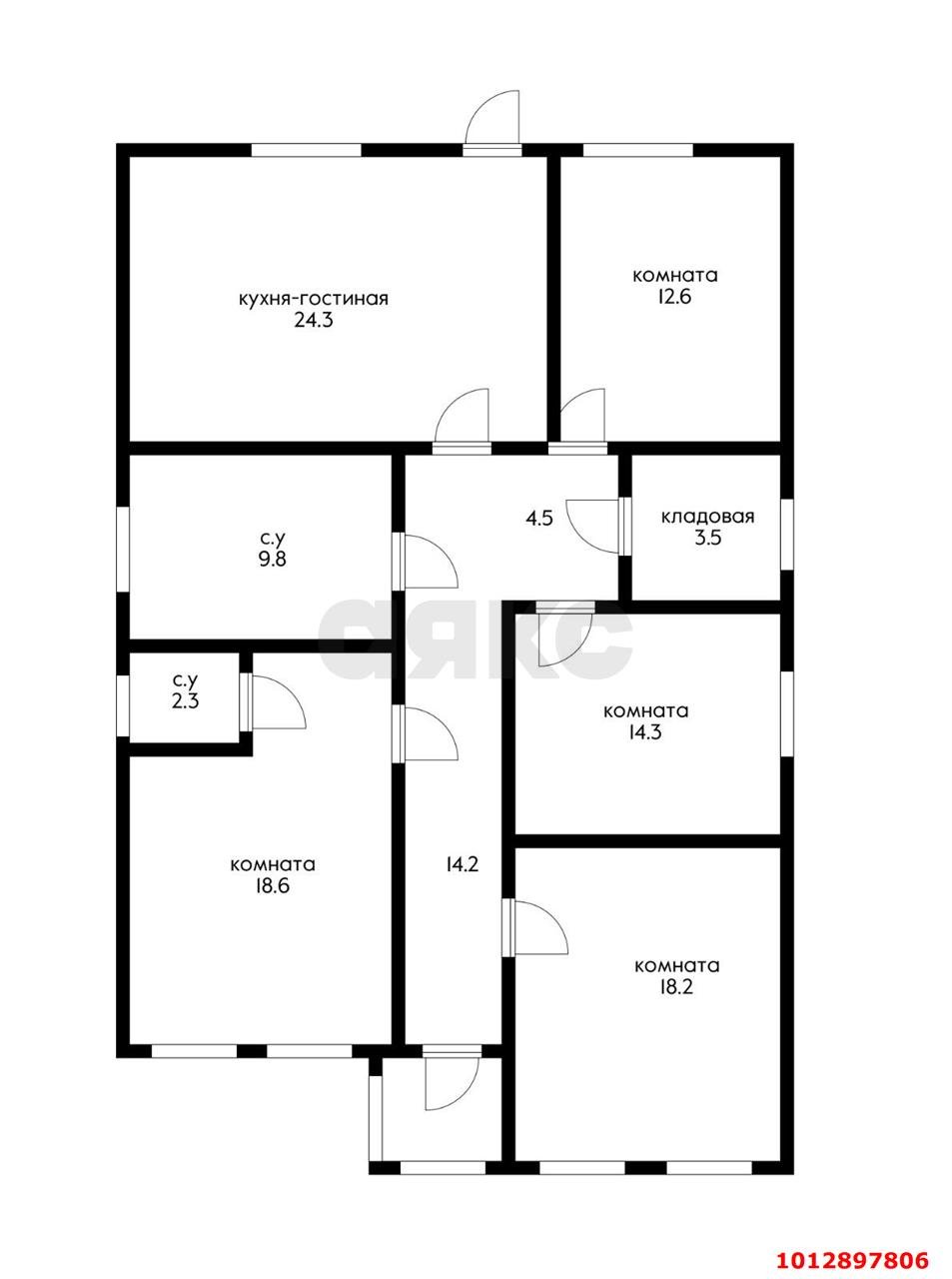 Фото №31: Дом 122 м² + 4.27 сот. - Яблоновский, ул. Горького, 40