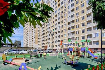 Фото №1: 2-комнатная квартира 55 м² - Краснодар, мкр. жилой комплекс Славянка, ул. Заполярная, 39к5