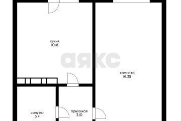 Фото №1: 1-комнатная квартира 36 м² - Яблоновский, мкр. жилой комплекс Дом на Луговой, ул. Луговая, 7/6