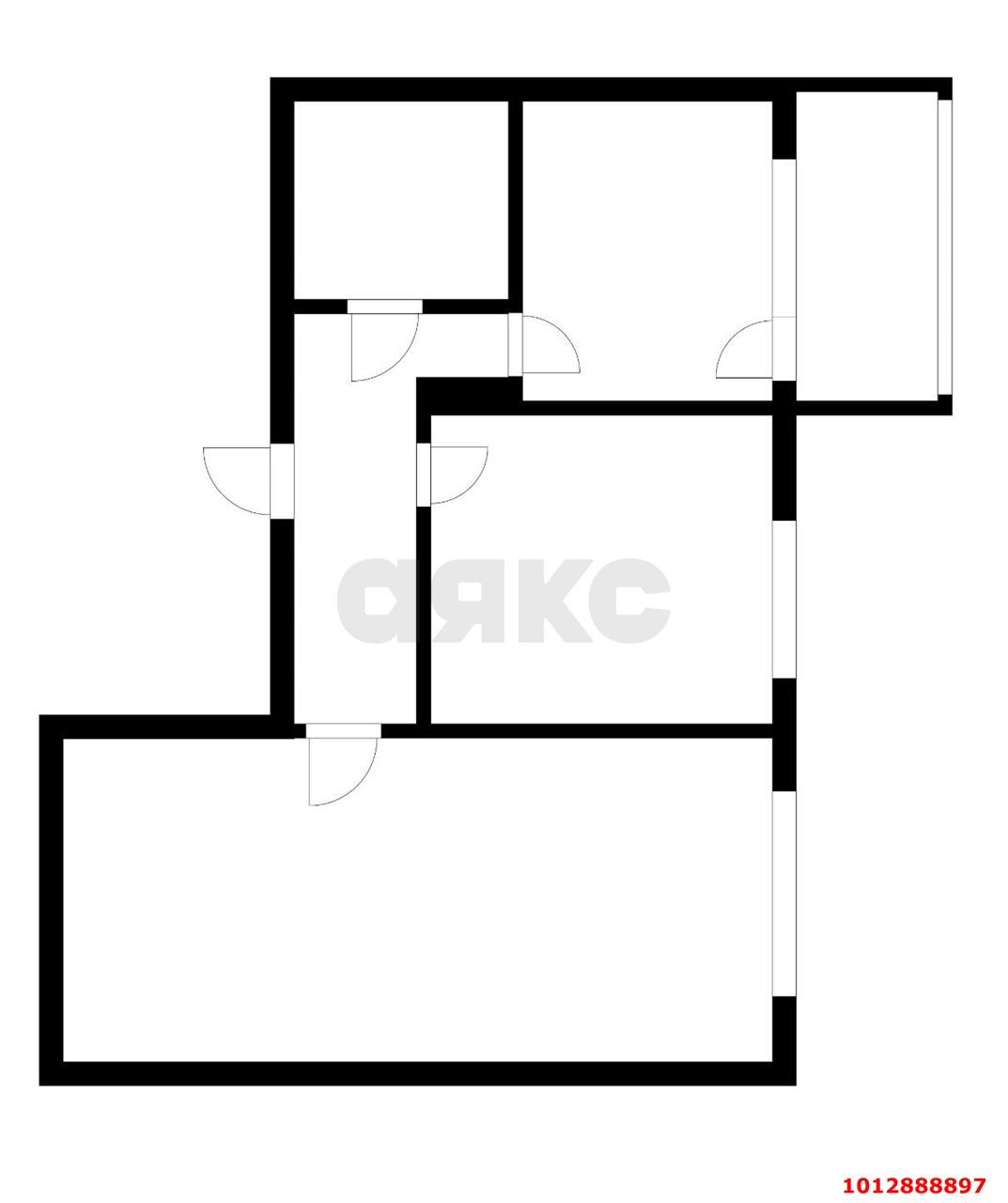Фото №11: 2-комнатная квартира 44 м² - Краснодар, жилой комплекс Времена года, ул. Евгении Жигуленко, 4