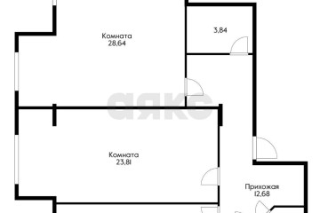 Фото №3: 2-комнатная квартира 86 м² - Краснодар, мкр. 9-й километр, ул. Ярославская, 113/1