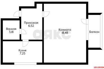 Фото №2: 1-комнатная квартира 35 м² - Лорис, мкр. Карасунский внутригородской округ, ул. Садовая, 30