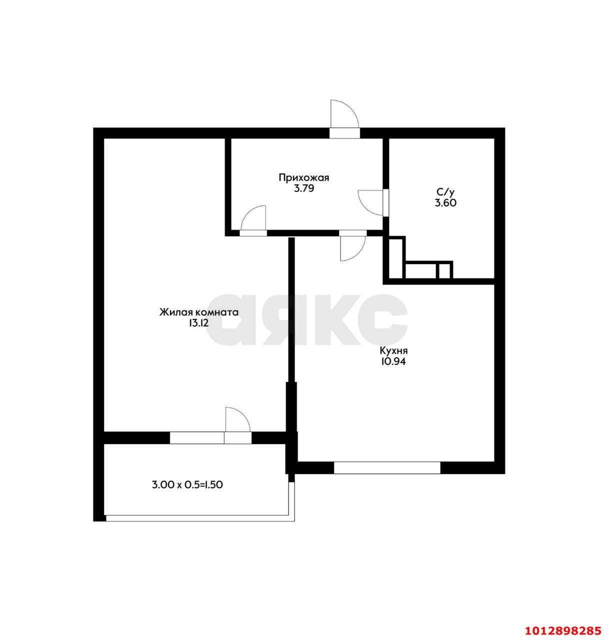 Фото №10: 1-комнатная квартира 32 м² - Краснодар, Карасунский внутригородской округ, ул. Владимира Жириновского, 1к1