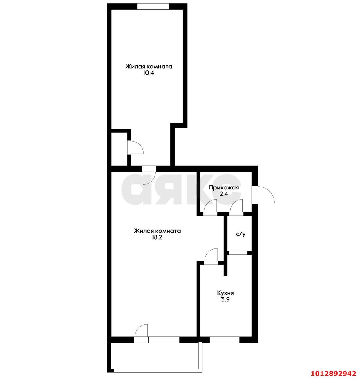 Фото №14: 2-комнатная квартира 40 м² - Краснодар, Черёмушки, ул. Ставропольская, 107/2