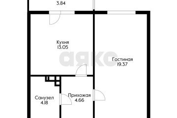 Фото №3: 1-комнатная квартира 40 м² - Краснодар, мкр. Восточно-Кругликовский, ул. Генерала Трошева, 47