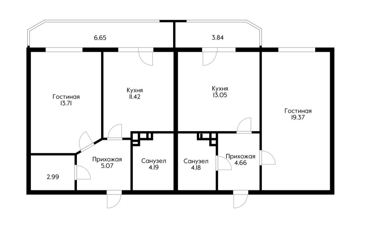 Фото №5: 1-комнатная квартира 40 м² - Краснодар, Прикубанский внутригородской округ, мкр. Восточно-Кругликовский, ул. Генерала Трошева, 47