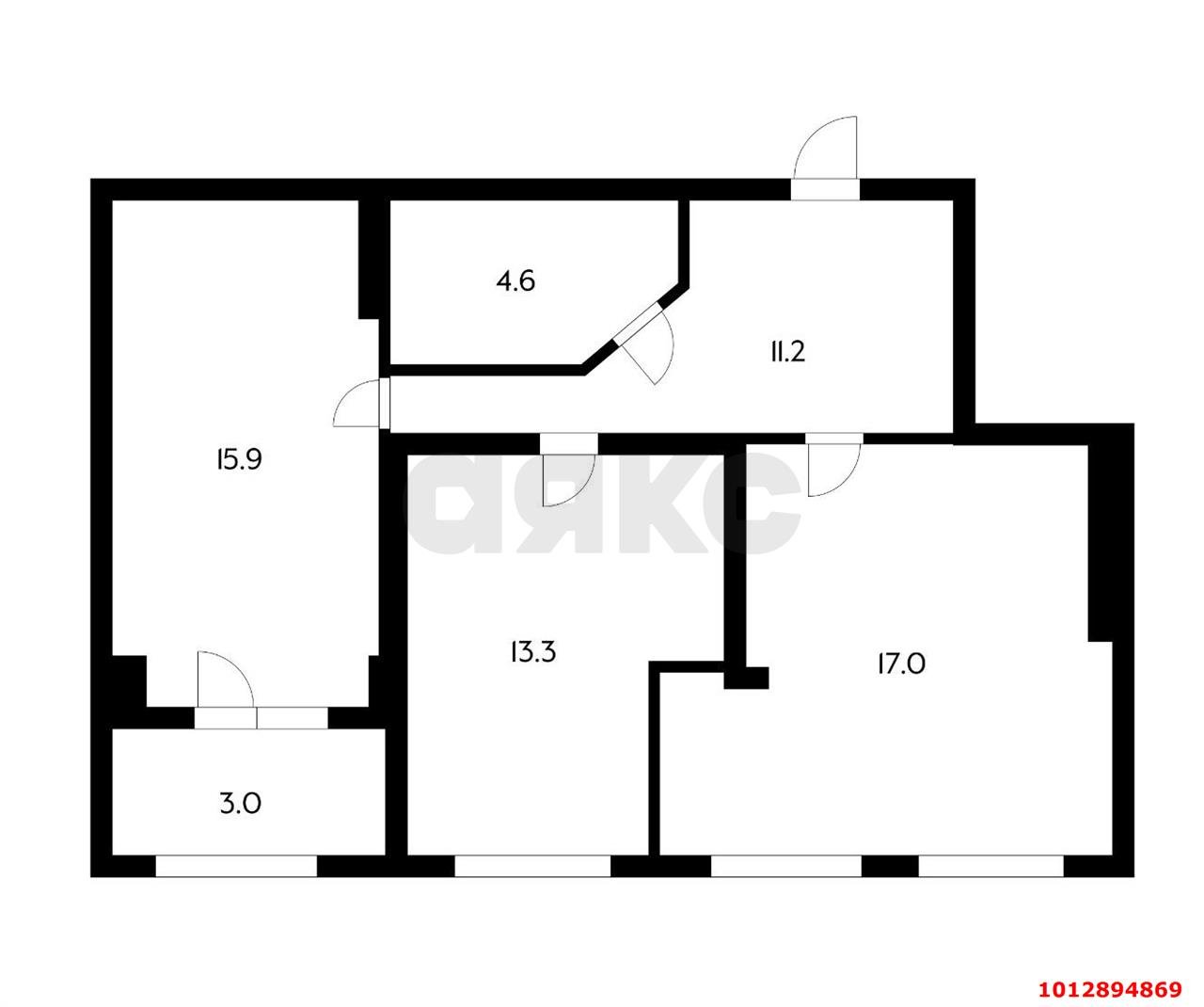Фото №20: 2-комнатная квартира 65 м² - Краснодар, Сады Калинина, ул. Средняя, 81/4