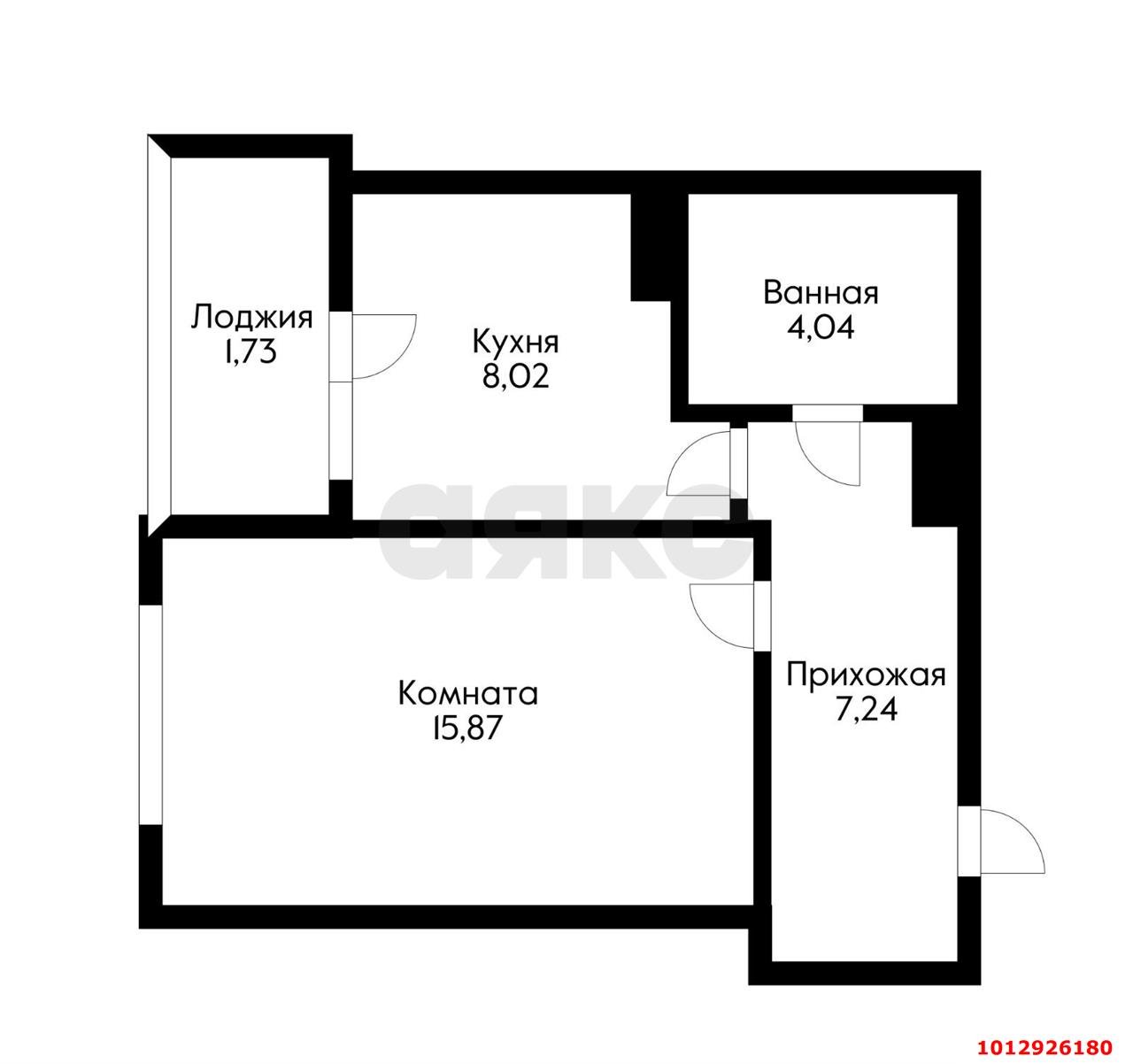 Фото №5: 1-комнатная квартира 36 м² - Краснодар, Догма Парк, ул. Марины Цветаевой, 17А