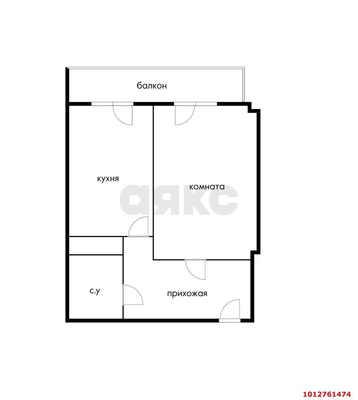 Фото №11: 1-комнатная квартира 45 м² - Краснодар, жилой комплекс Территория счастья, ул. Евгении Жигуленко, 3к1