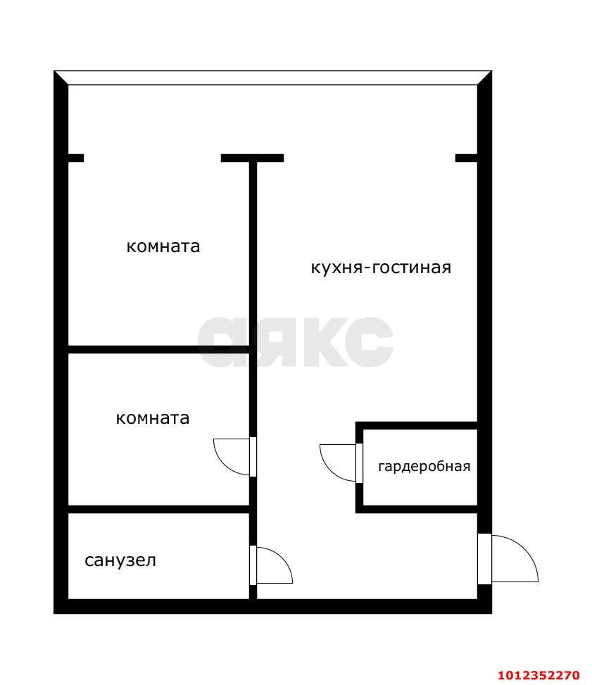 Фото №14: 1-комнатная квартира 51 м² - Краснодар, мкр. Прикубанский внутригородской округ, ул. Тепличная, 94