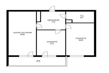 Фото №5: 2-комнатная квартира 66 м² - Краснодар, ст Изобильное, ул. Конгрессная, 41к1