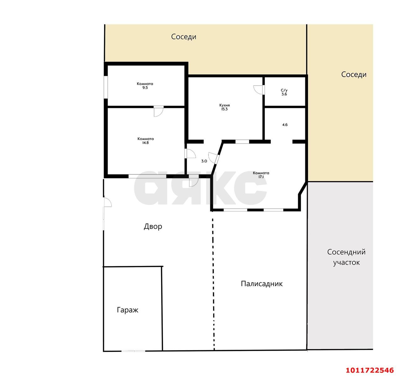 Фото №17: Дом 67 м² + 2.5 сот. - Краснодар, Дубинка, пр-д 1-й  Стасова, 61