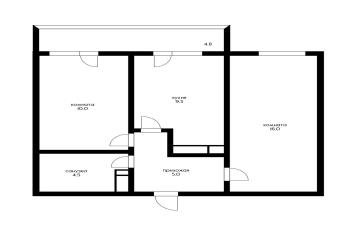 Фото №4: 2-комнатная квартира 44 м² - Краснодар, мкр. Краевая Клиническая Больница, ул. Домбайская, 55к2