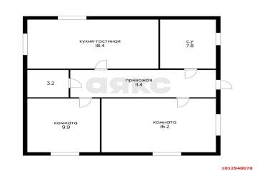 Фото №2: Дом 66 м² - Железнодорожник-3, мкр. Карасунский внутригородской округ, ул. Молодёжная, 875