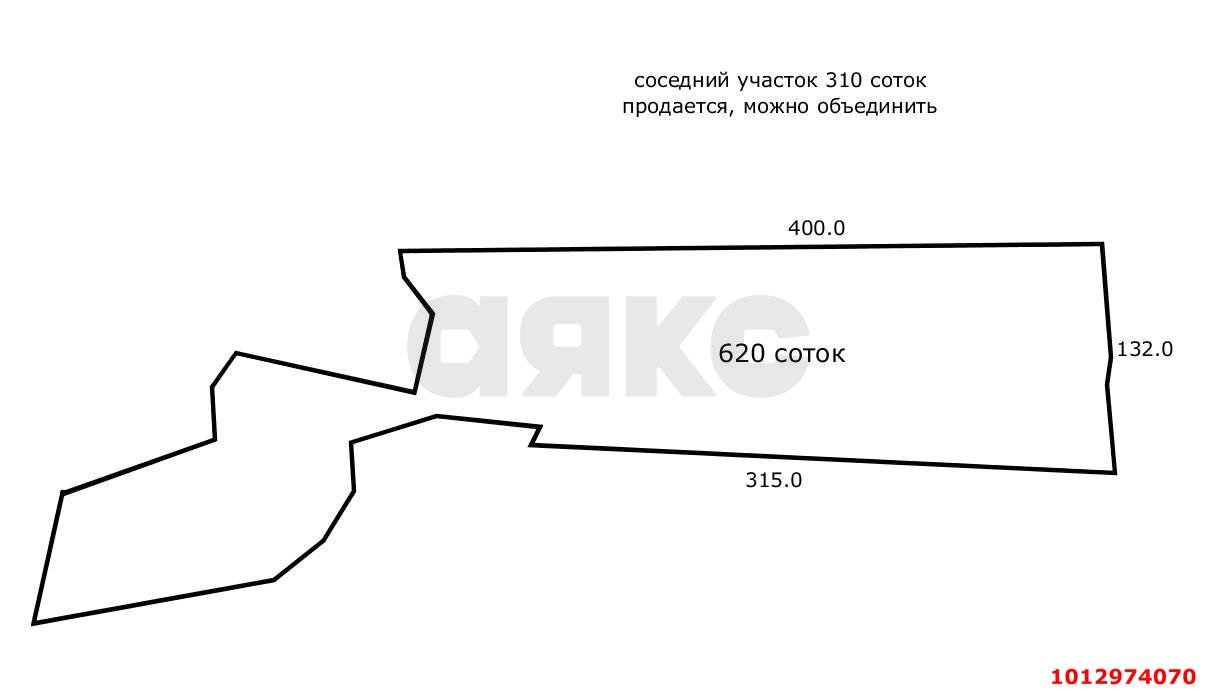 Фото №4: Коммерческая земля 620 сот. - Абадзехская, ул. Полевая, 1