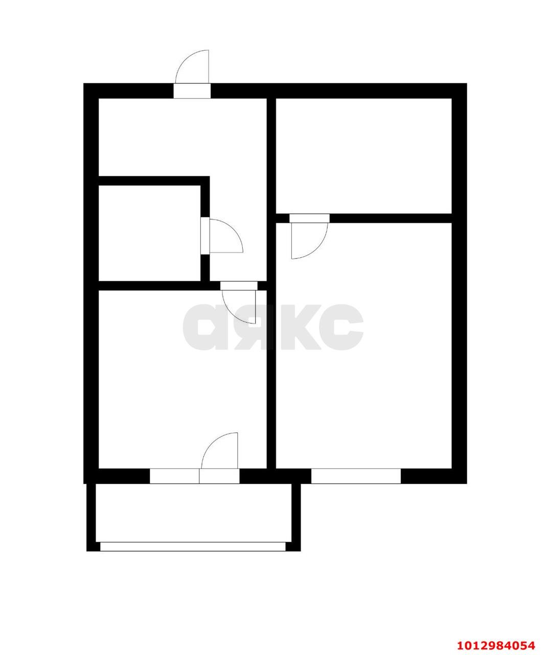 Фото №10: 1-комнатная квартира 34 м² - Южный, жилой комплекс Семейный, ул. Войсковая, 6А