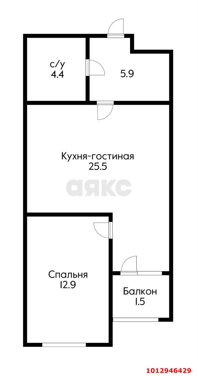 Фото №17: 1-комнатная квартира 50 м² - Краснодар, Новознаменский, ул. Войсковая, 4к6