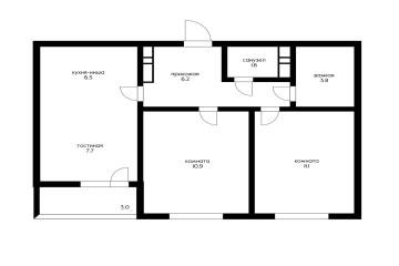 Фото №1: 2-комнатная квартира 48 м² - Краснодар, мкр. жилой комплекс Ракурс, ул. имени Героя Ростовского, 8