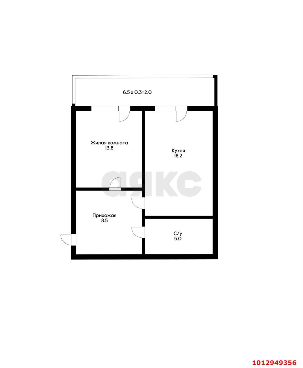 Фото №7: 1-комнатная квартира 52 м² - Новая Адыгея, мкр. жилой комплекс Мега