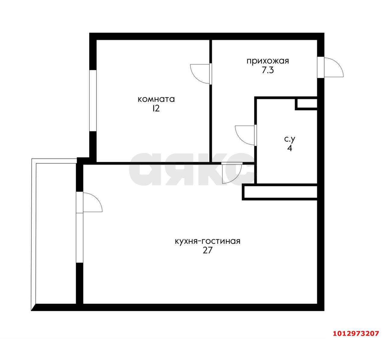 Фото №17: 2-комнатная квартира 53 м² - Краснодар, Карасунский внутригородской округ, Гидростроителей, мкр. Почтовый, пр-кт имени писателя Знаменского, 20