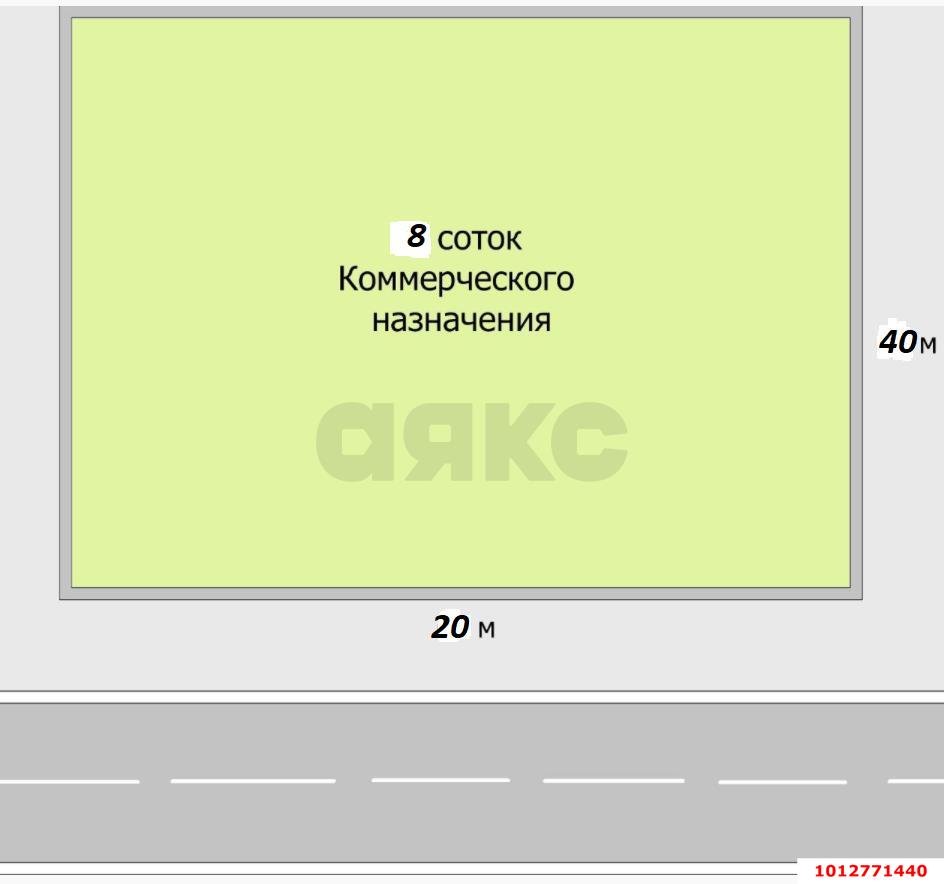 Фото №1: Коммерческая земля 8 сот. - Краснодар, Плодородный-2, ул. Александровская