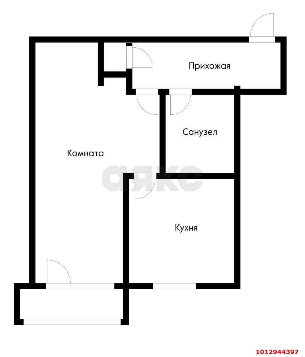 Фото №7: 1-комнатная квартира 33 м² - Краснодар, Западный внутригородской округ, ул. Рашпилевская, 128