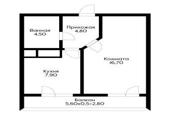 Фото №2: 1-комнатная квартира 35 м² - Краснодар, мкр. жилой комплекс Зеленодар, ул. 3-я Трудовая, 1/3