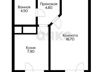 Фото №2: 1-комнатная квартира 33 м² - Краснодар, мкр. жилой комплекс Зеленодар, ул. 3-я Трудовая, 1/3