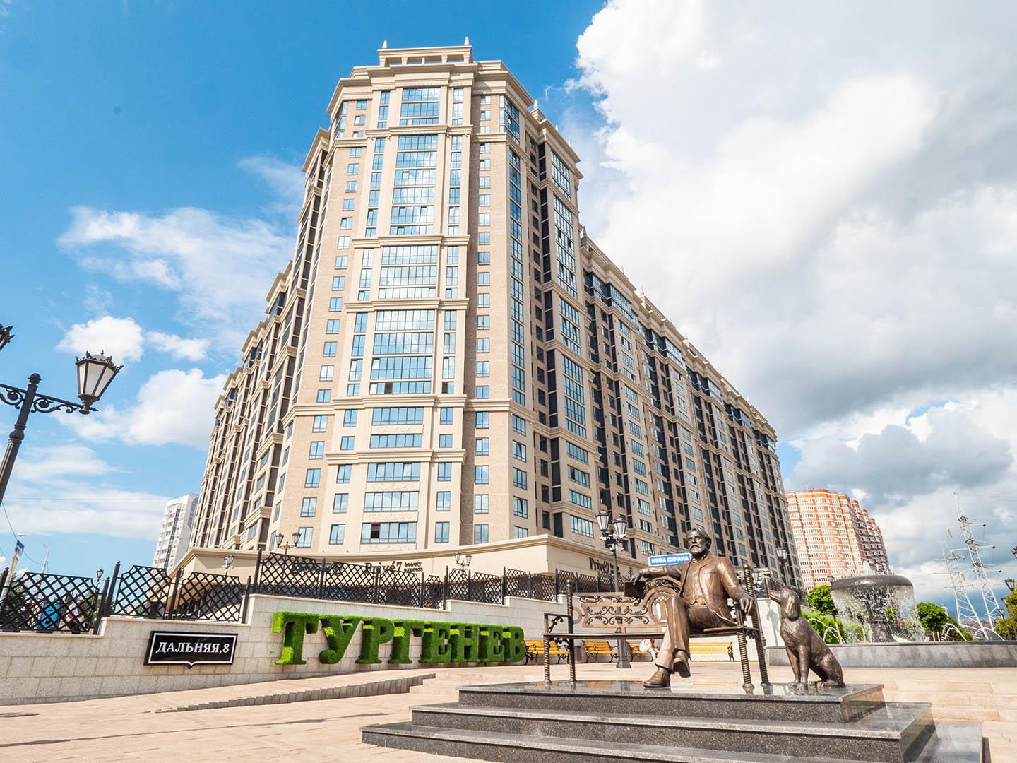 Фото №3: 2-комнатная квартира 77 м² - Краснодар, ЖК Тургенев, Западный внутригородской округ, Фестивальный, мкр. жилой комплекс Тургенев, ул. Дальняя, 8к1