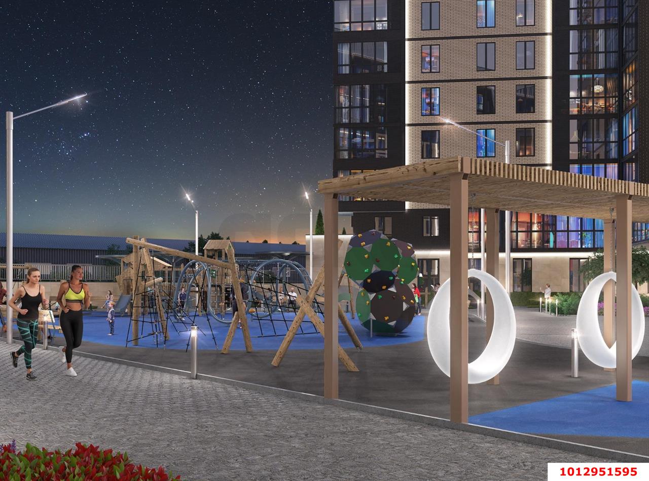 Фото №3: Студия 21 м² - Яблоновский, жилой комплекс Вектор, ул. Базовская, 21