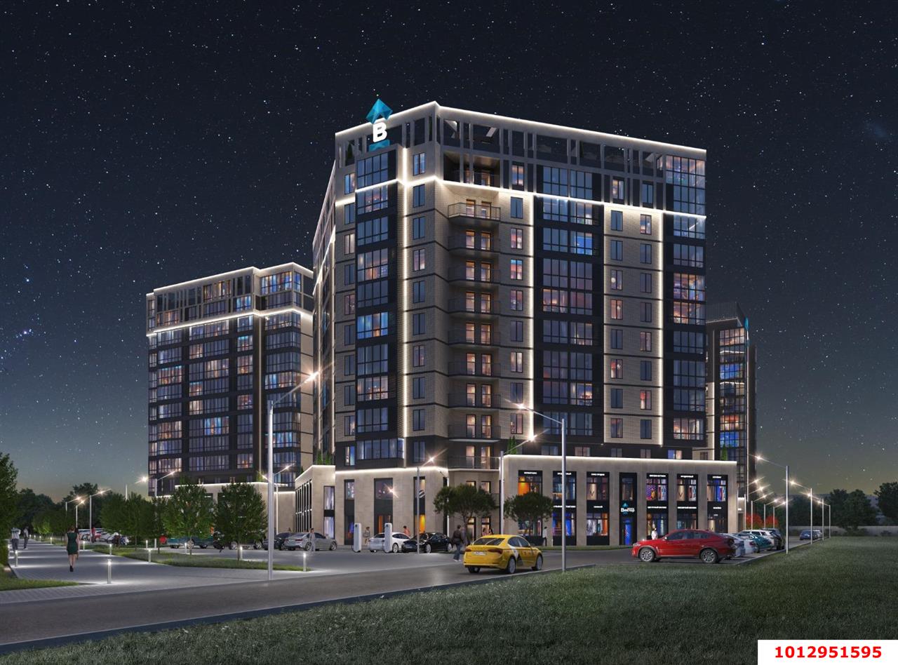 Фото №1: Студия 21 м² - Яблоновский, мкр. жилой комплекс Вектор, ул. Базовская, 21