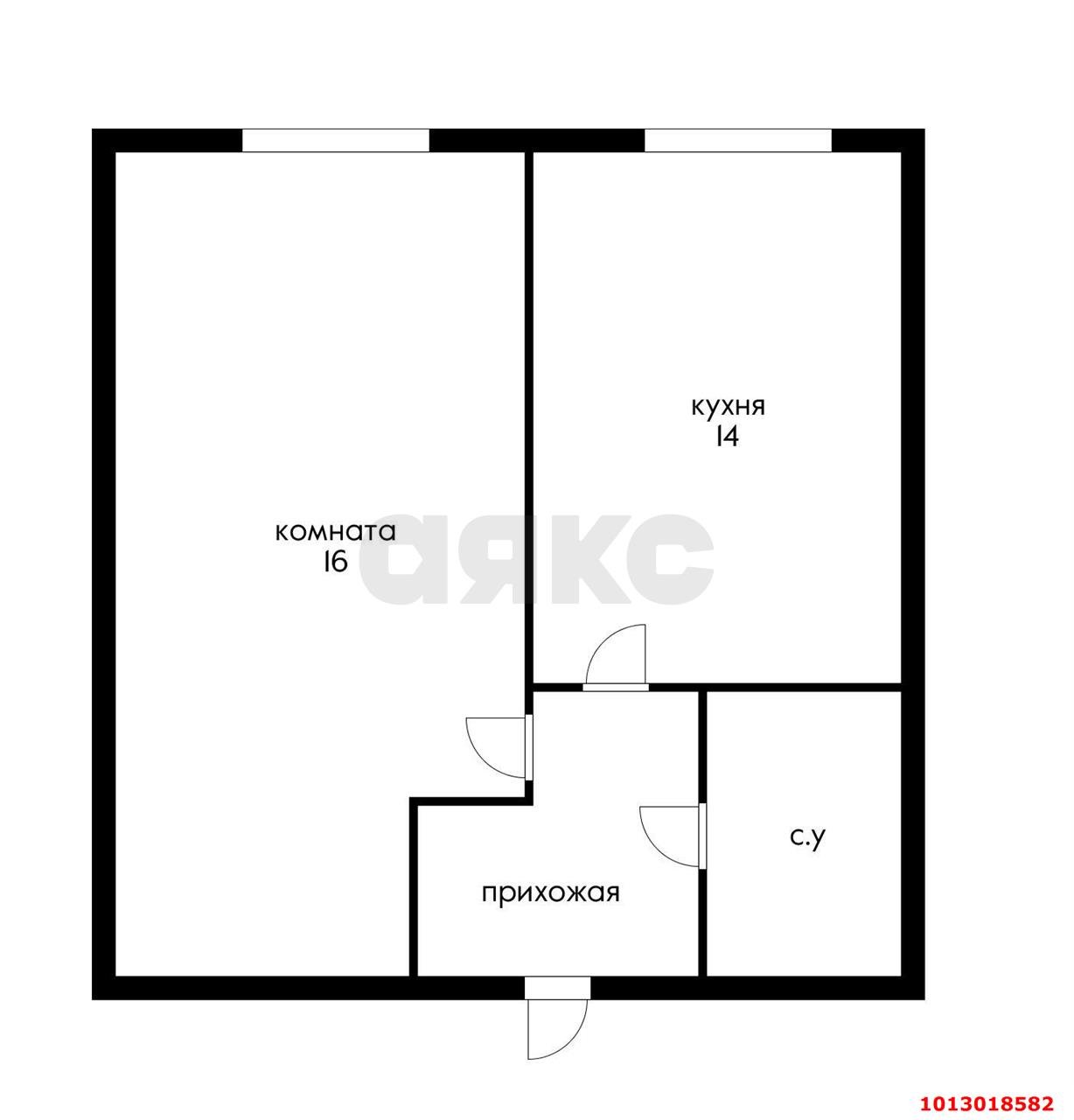 Фото №4: 1-комнатная квартира 36 м² - Российский, жилой комплекс Лучистый, ул. Шевкунова, 5