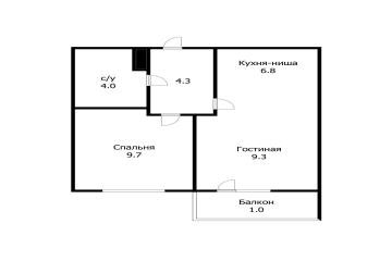 Фото №5: 1-комнатная квартира 35 м² - Краснодар, мкр. жилой комплекс Ракурс, ул. имени Героя Ростовского, 8к7