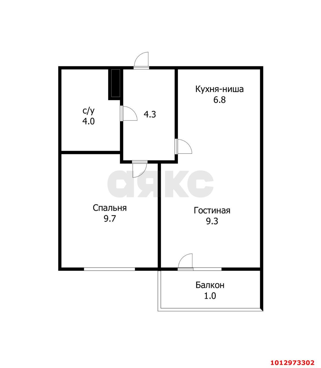Фото №5: 1-комнатная квартира 35 м² - Краснодар, Прикубанский внутригородской округ, мкр. жилой комплекс Ракурс, ул. имени Героя Ростовского, 8к7