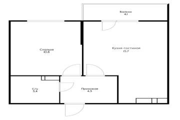 Фото №5: 1-комнатная квартира 37 м² - Краснодар, мкр. жилой комплекс Ракурс, ул. имени Героя Ростовского, 8к4