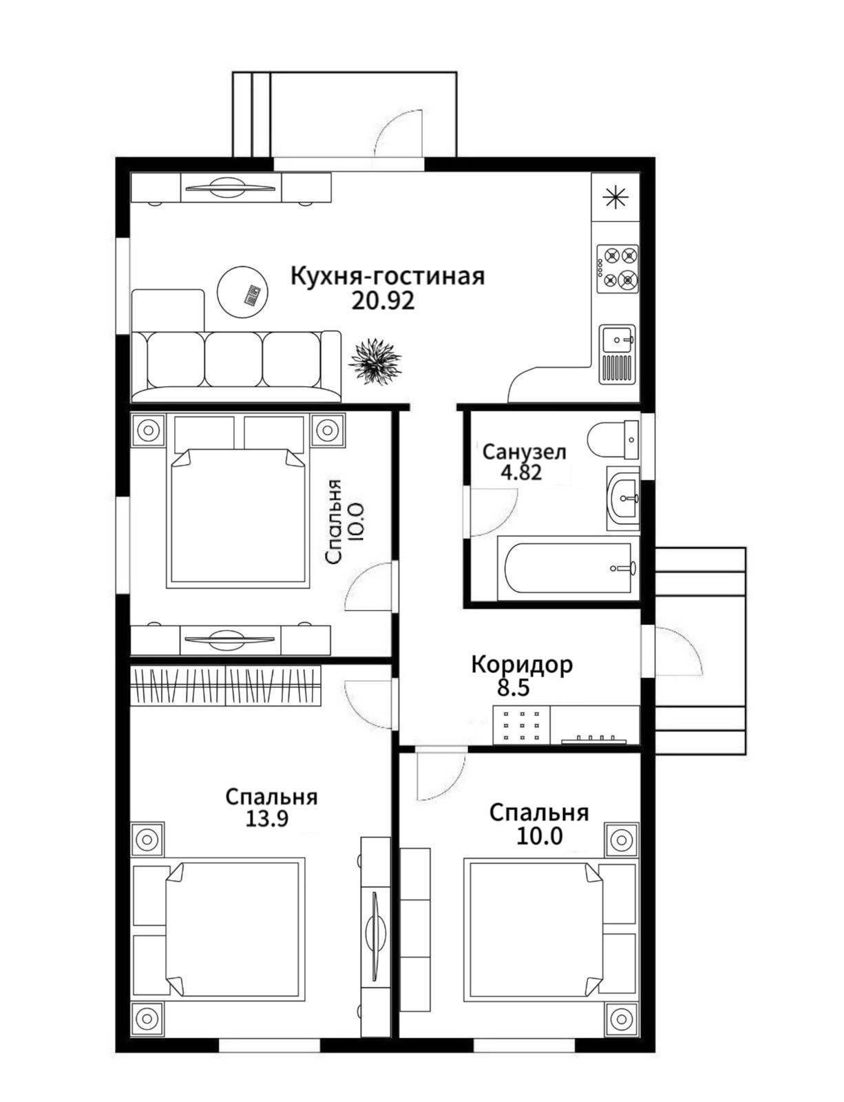Фото №1: Дом 71 м² + 3 сот. - Краснодар, Прикубанский внутригородской округ, мкр. КП Изумрудный город, ул. имени Героя Ильи Васюка, 35к1