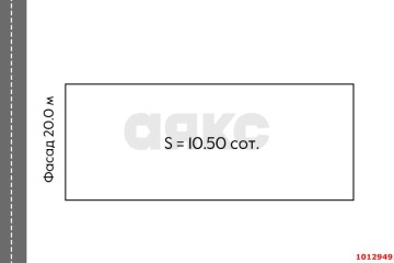 Фото №1: Земельный участок под ИЖС 10.5 сот. - Знаменский, мкр. Карасунский внутригородской округ, ул. Угловая, 25