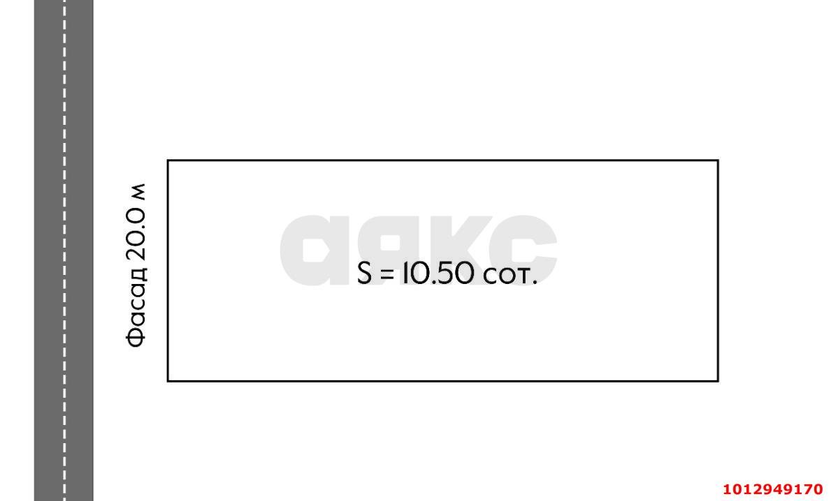 Фото №1: Земельный участок под ИЖС 10.5 сот. - Знаменский, Карасунский внутригородской округ, ул. Угловая, 25