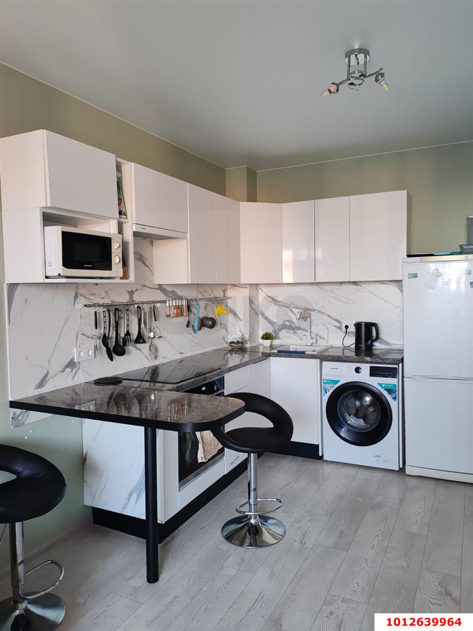 Фото №1: 1-комнатная квартира 44 м² - Краснодар, Карасунский внутригородской округ, Центральный внутригородской округ, Черёмушки, мкр. жилой комплекс Айвазовский, ул. Старокубанская, 123А